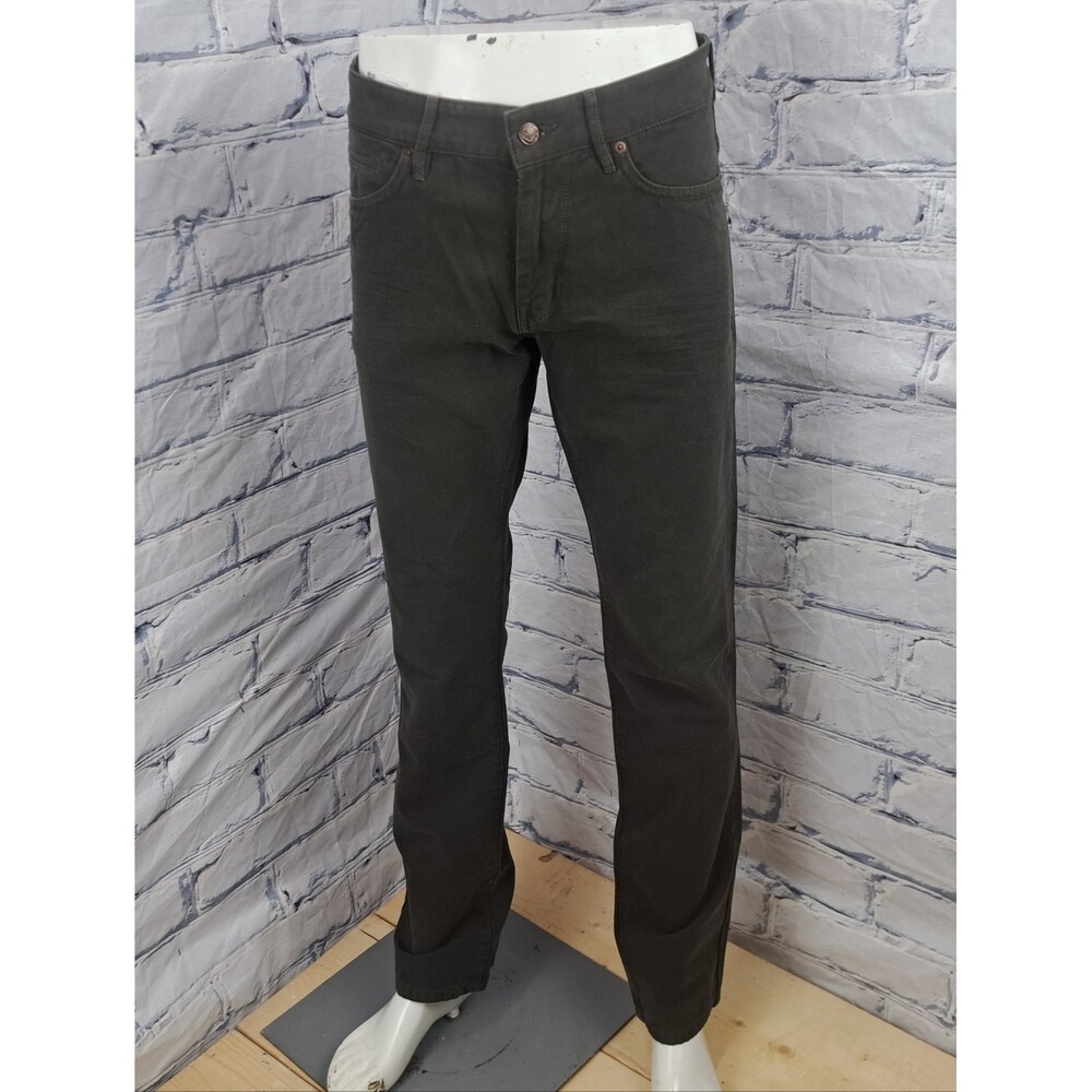 NWT Hugo Boss Orange24 Barcelona Duck Slim Straight Jeans Brown 34x34